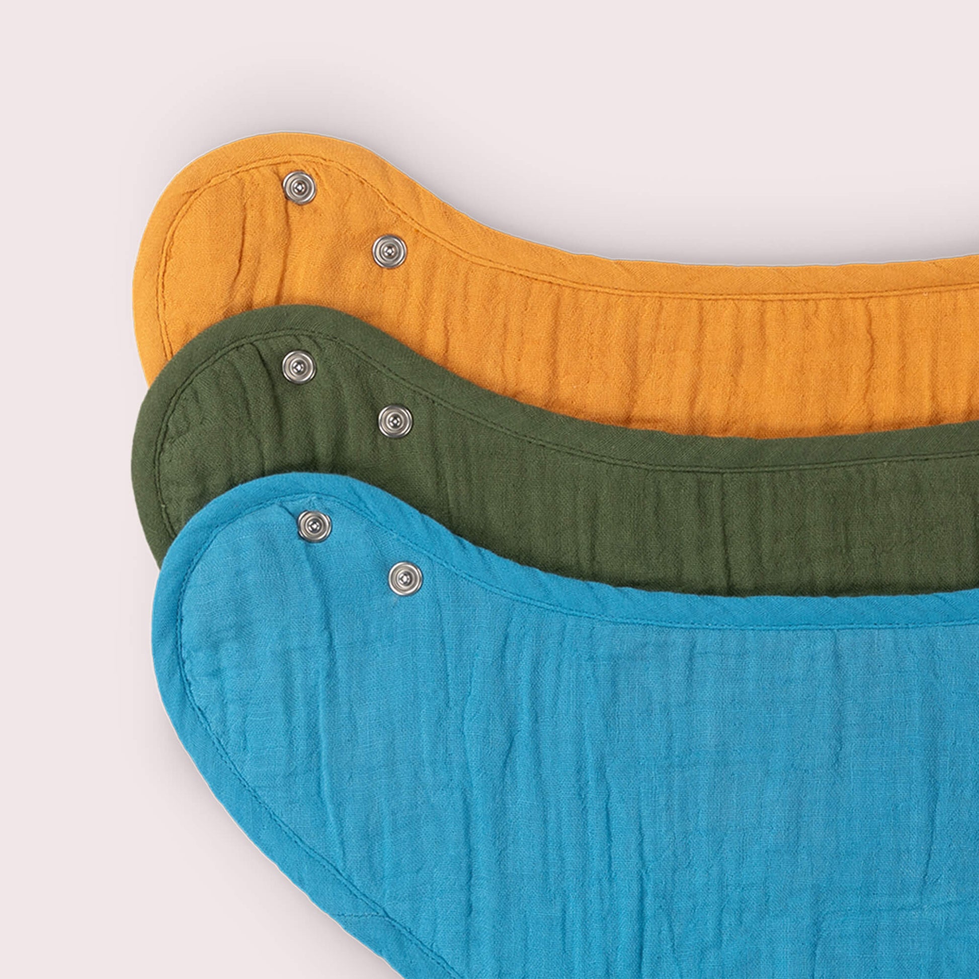 Blue Moon Organic Muslin Bib Set MULTI / one size