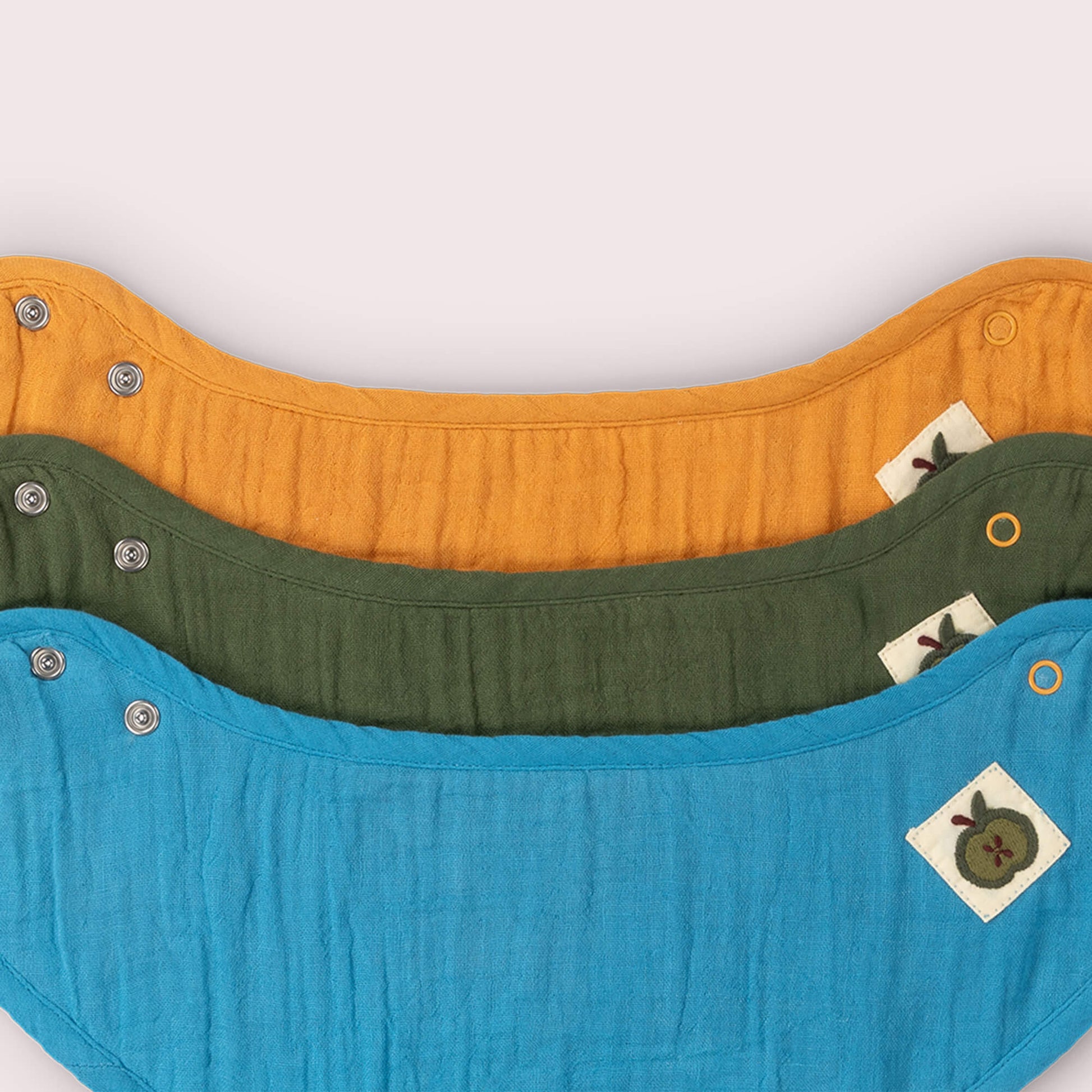 Blue Moon Organic Muslin Bib Set MULTI / one size