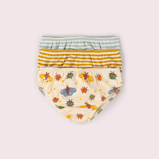 Cream Extraordinary Organic Underwear Set 3 Pack