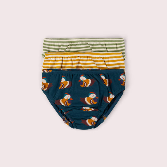 Mandarin Ducks Organic Underwear Set 3 Pack