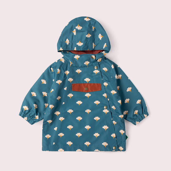 All Weather Recycled Waterproof Packaway Anorak Blue / 7-8y