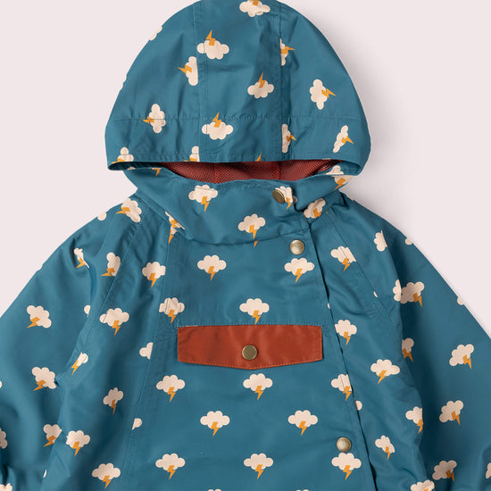 All Weather Recycled Waterproof Packaway Anorak Blue / 7-8y