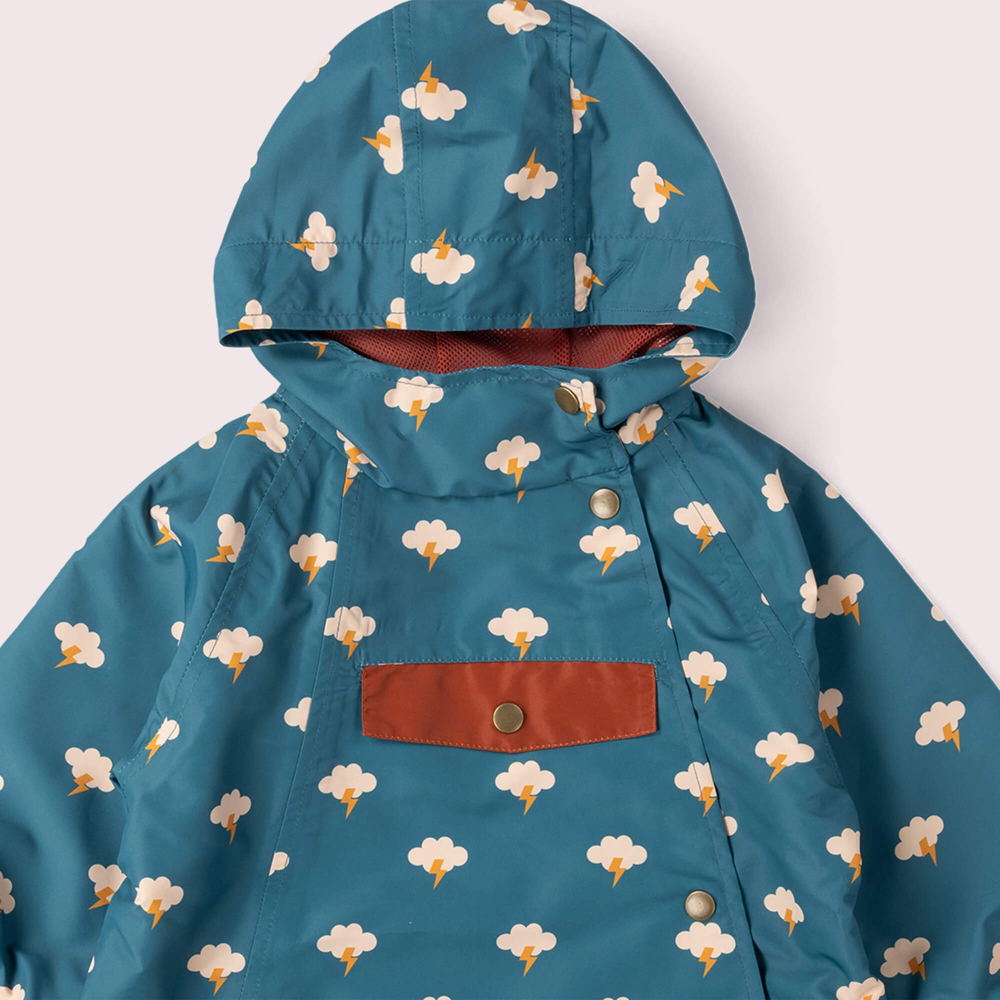 All Weather Recycled Waterproof Packaway Anorak Blue / 7-8y