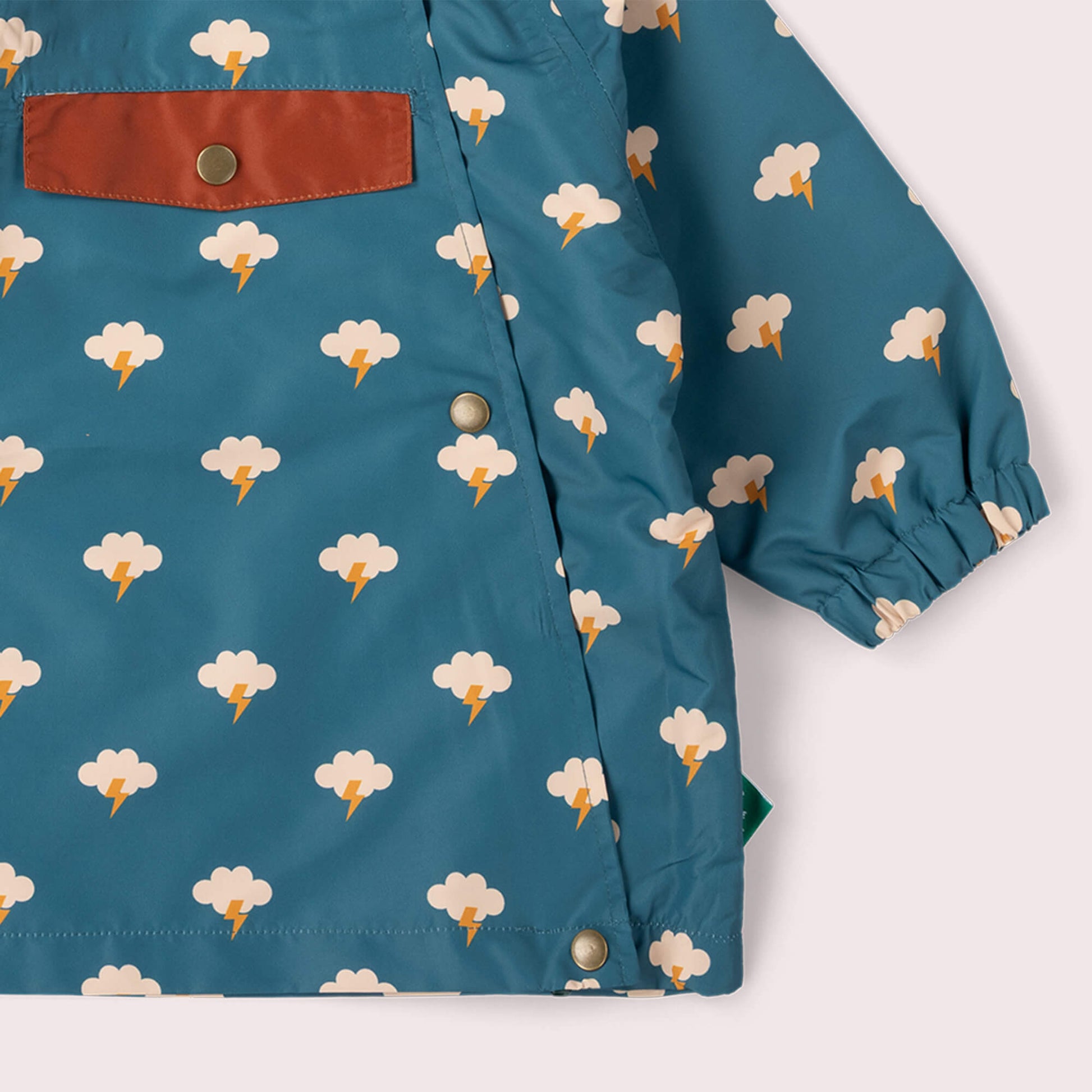 All Weather Recycled Waterproof Packaway Anorak Blue / 7-8y