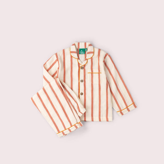 Vintage Striped Classic Pyjama Red / 18-24m