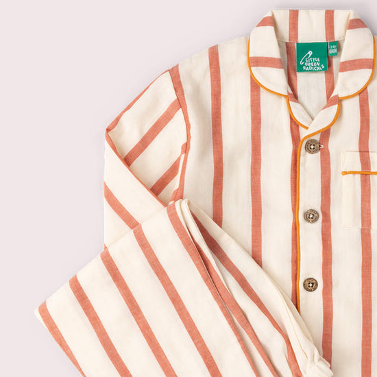 Vintage Striped Classic Pyjama Red / 18-24m