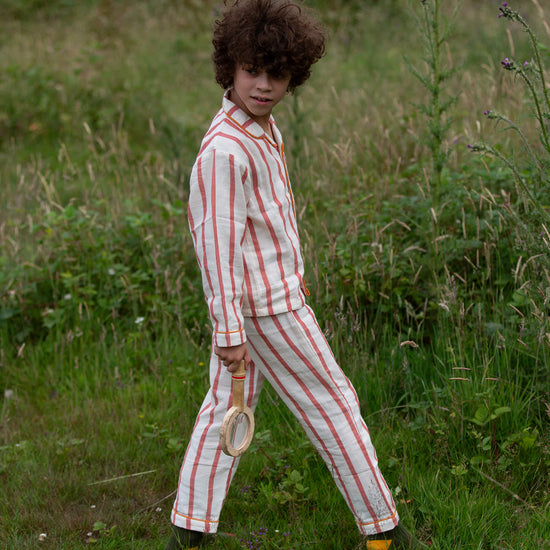 Vintage Striped Classic Pyjama Red / 18-24m