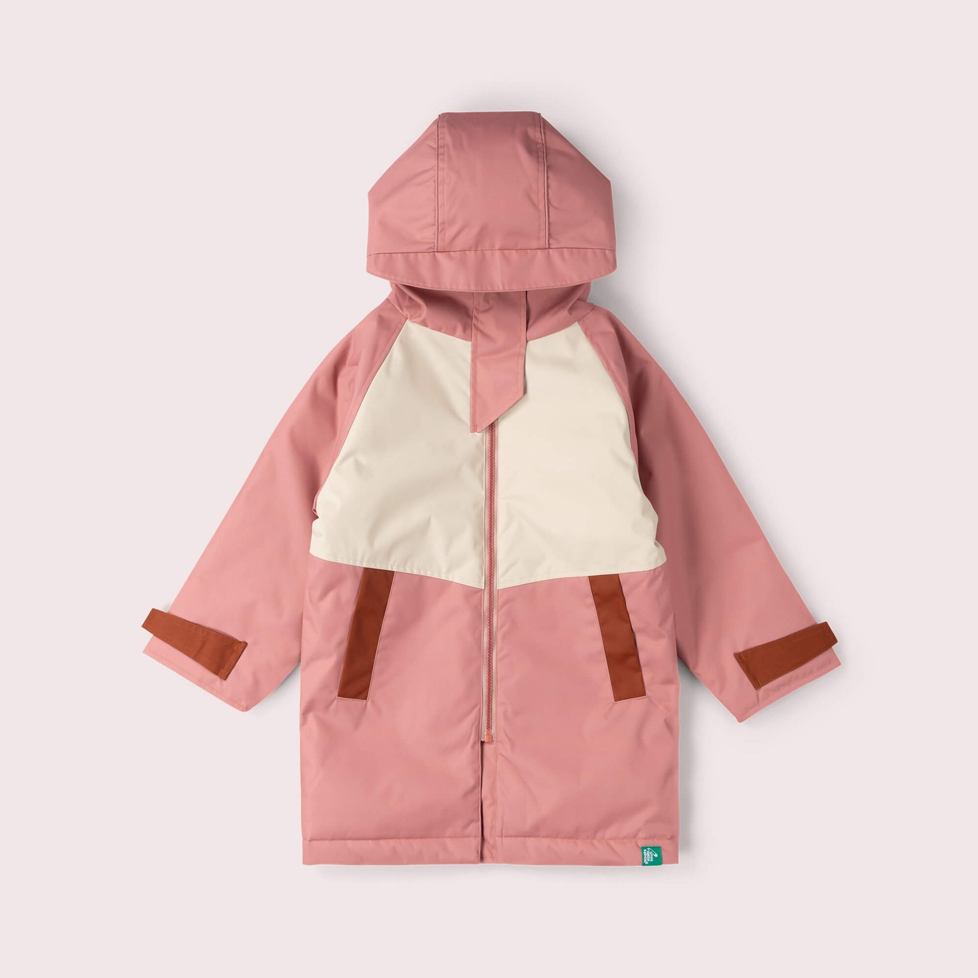 Soft Pink Recycled Waterproof Robe Pink / 5-8y