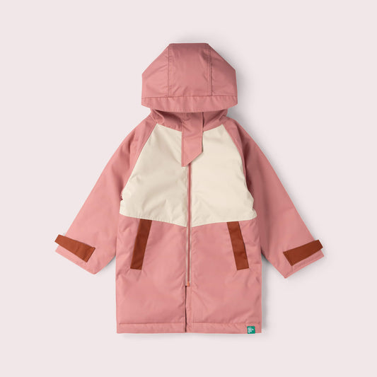 Soft Pink Recycled Waterproof Robe Pink / 5-8y