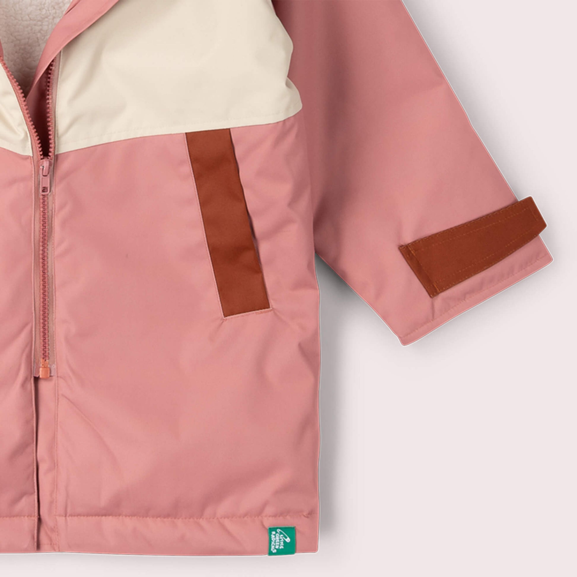 Soft Pink Recycled Waterproof Robe Pink / 5-8y