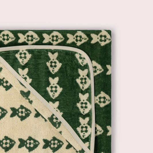 Swimming Fish Hooded Towel