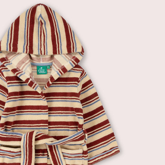 Beach Stripe Towelling Robe