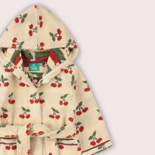 Little Cherries Towelling Robe