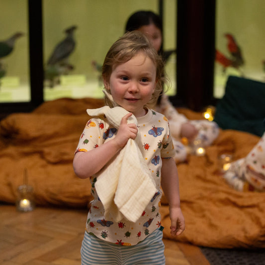 Little Mouse Organic Baby Muslin Comforter