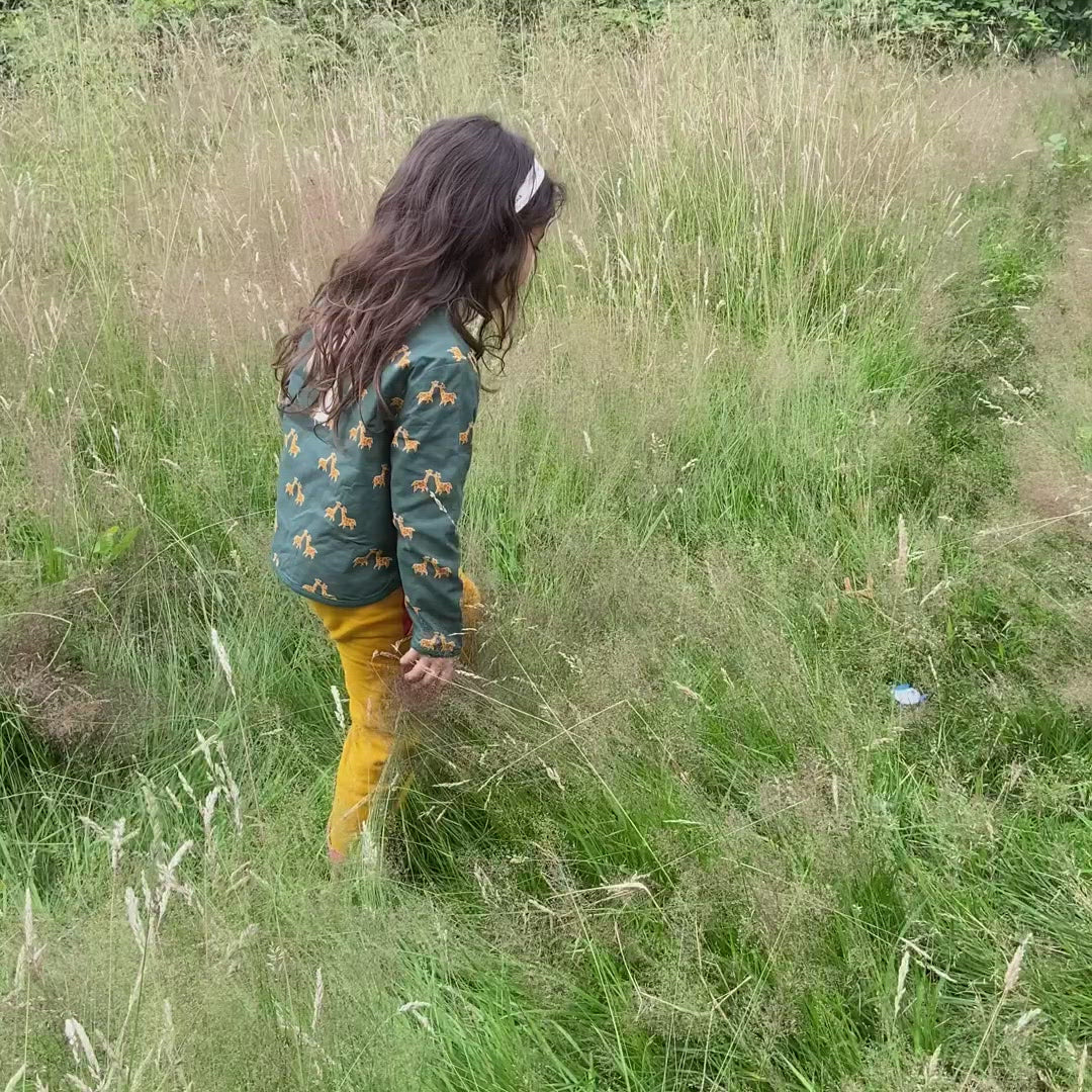 Little-Green-Radicals-Green-And-Yellow-Reversible-Spring-Jacket-With-Giraffe-Print-Video