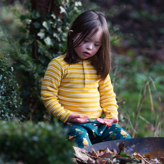 Gold Stripes Forever Long Sleeve T-Shirt