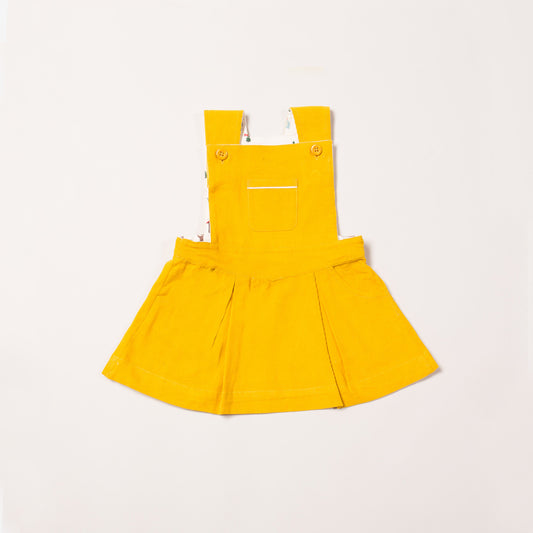 Gold Woodland Adventure Pinafore Dress