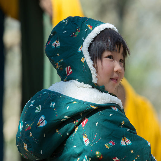 Midnight Kites Sherpa Lined Snowsuit