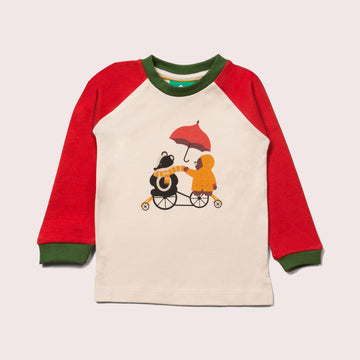 Windy Day Long Sleeve Raglan T-Shirt
