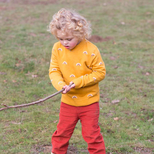 From One To Another Rainbows Knitted Jumper