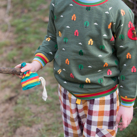 Winter Woods Long Sleeve Raglan Sweatshirt