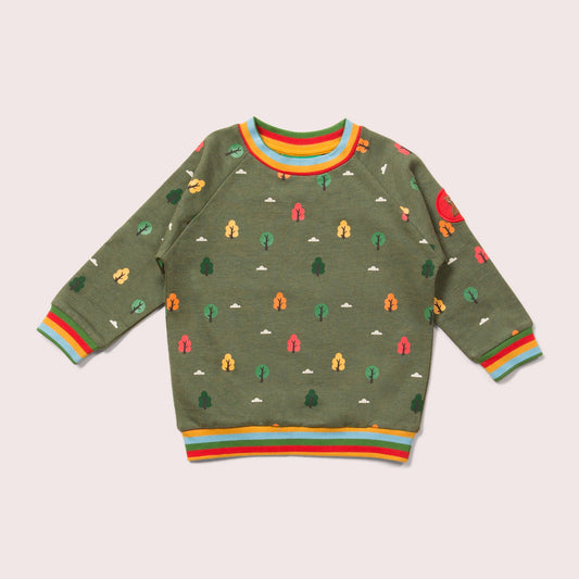Winter Woods Long Sleeve Raglan Sweatshirt