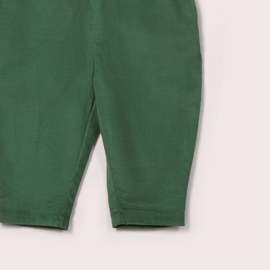 Vintage Green Corduroy Comfy Trousers
