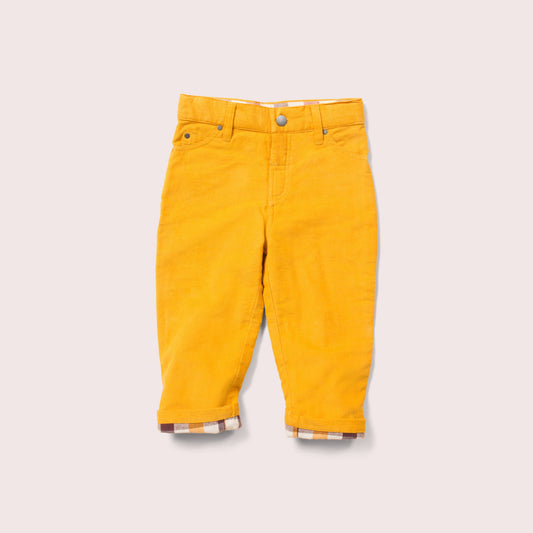 Gold Corduroy Adventure Jeans