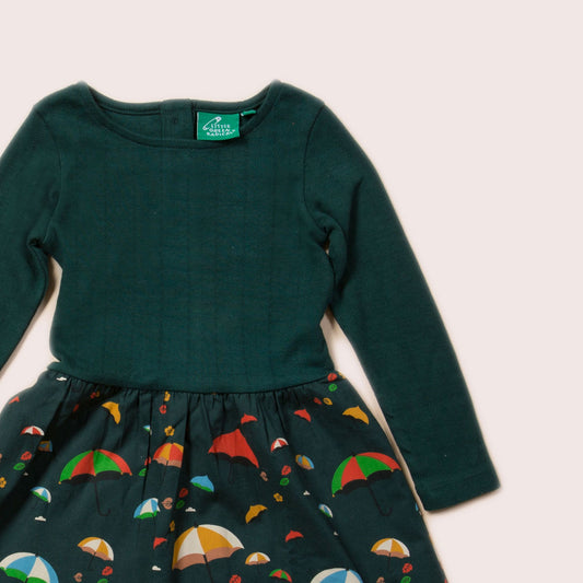 Windy Days Long Sleeve Twirler Dress