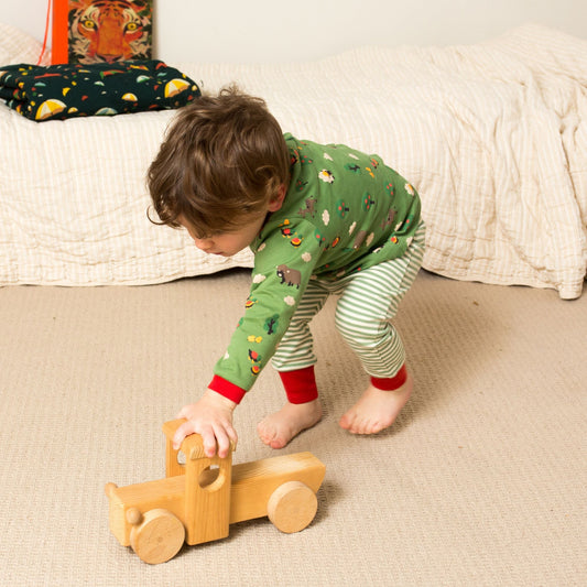 Animal Friends Organic T-Shirt & Jogger Playset