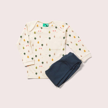 Autumn Forest Organic T-Shirt & Jogger Playset
