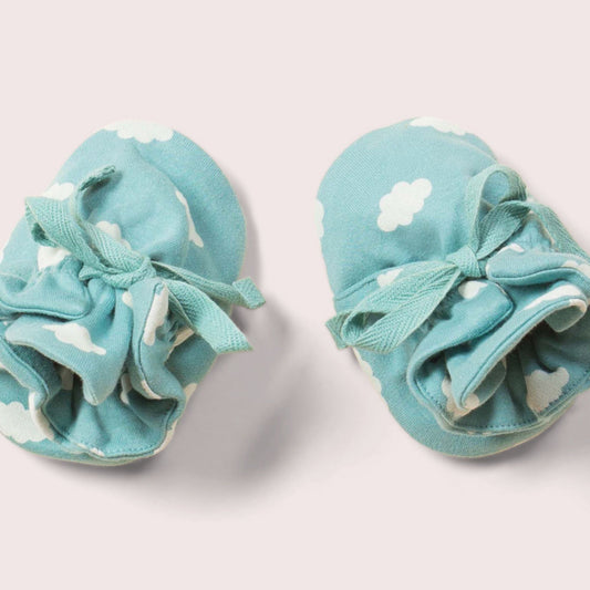 Fluffy Cloud Organic Non Slip Baby Booties