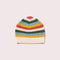 Rainbow Striped Knitted Beanie Hat