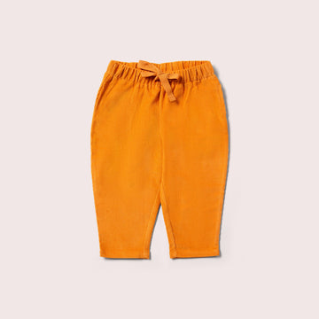 Golden Ochre Corduroy Comfy Trousers