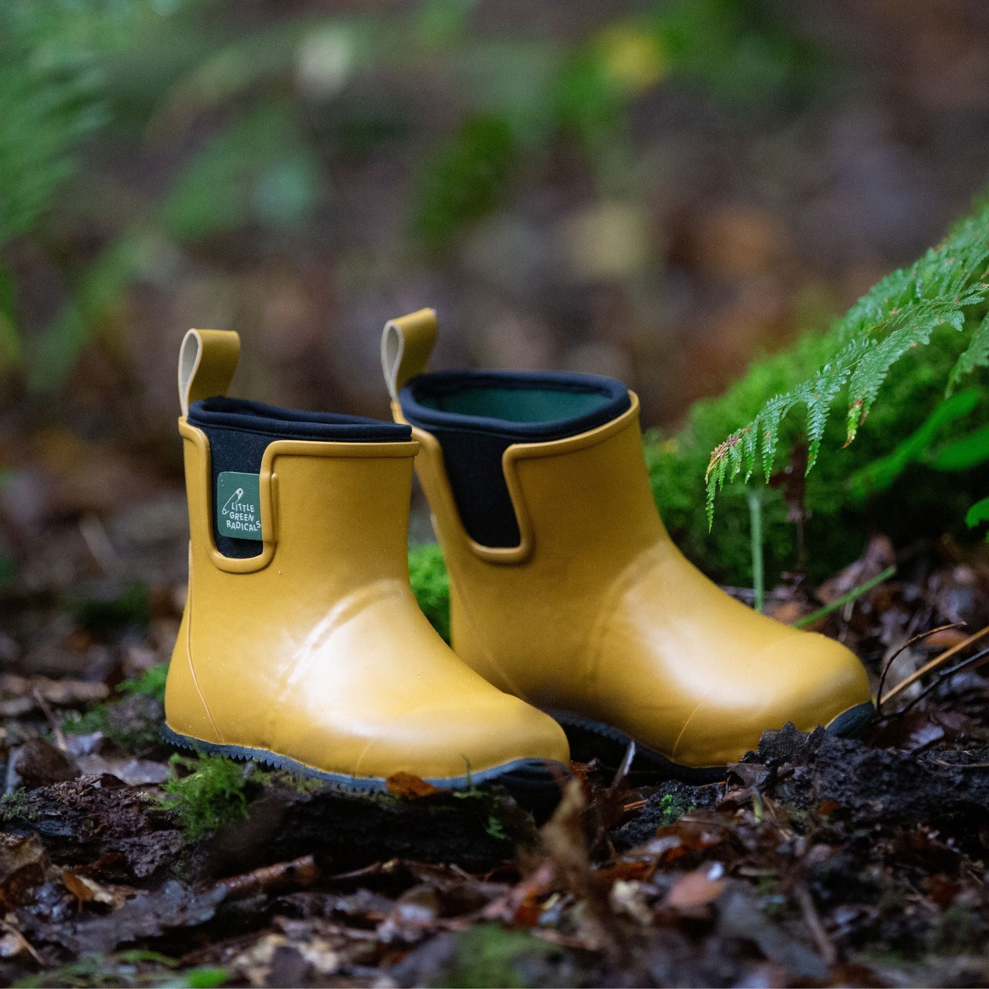 Gold rain boots best sale