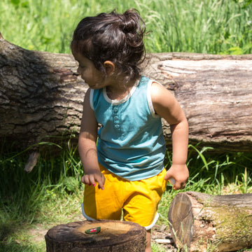 Little-Green-Radicals-Blue-Organic-Buttoned-Vest-Kid