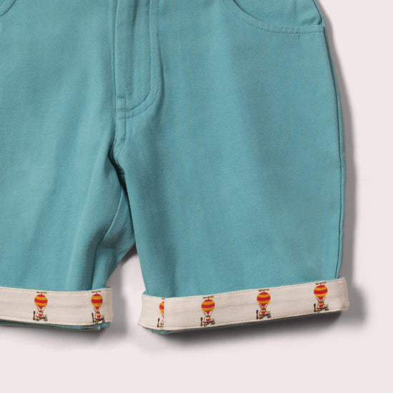 Little-Green-Radicals-Blue-Twill-Sunshine-Shorts-Closeup-View