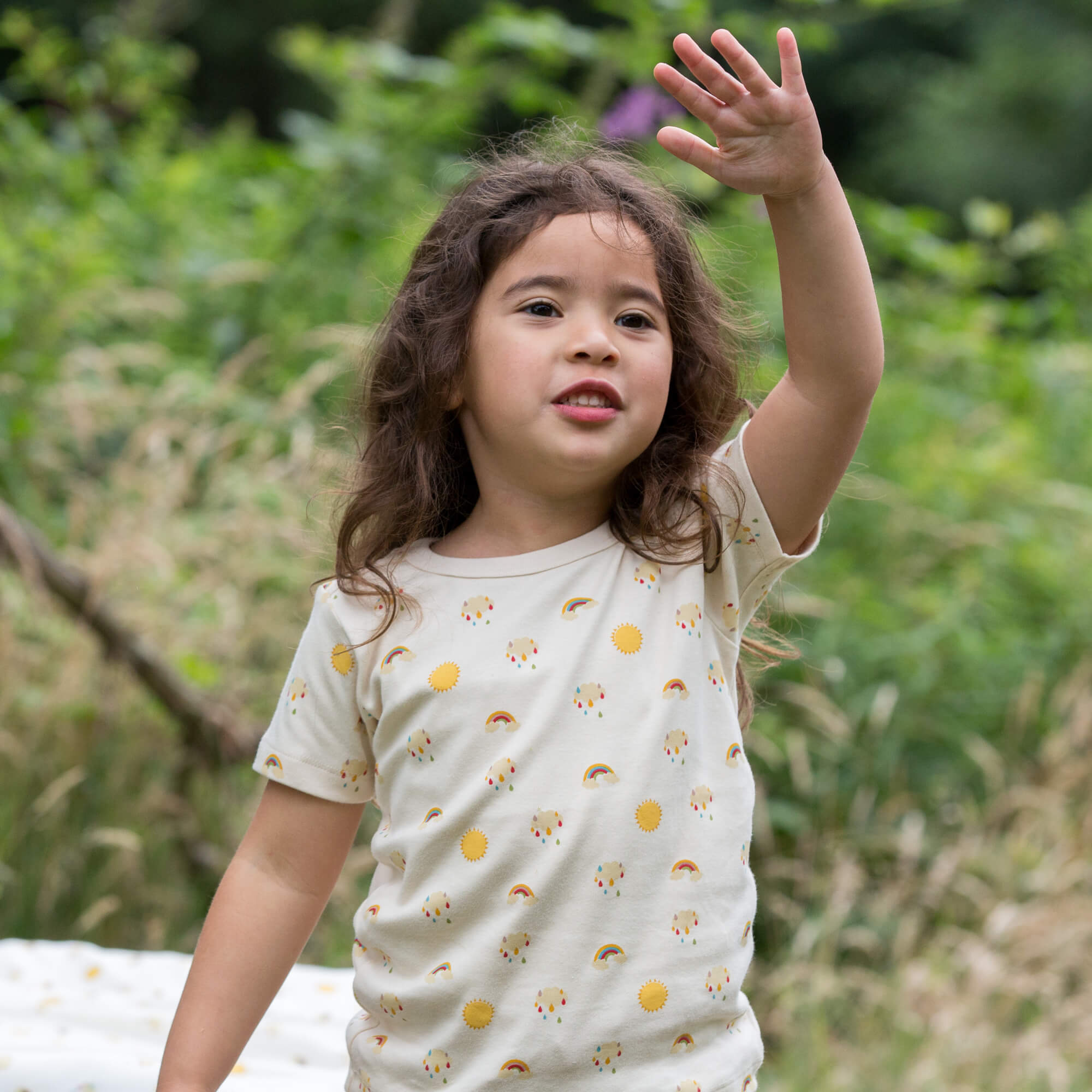 Little-Green-Radicals-Cream-And-Yellow-Short-Sleeve-T-Shirt-With-Rainbow-And-Sun-Print-Kid