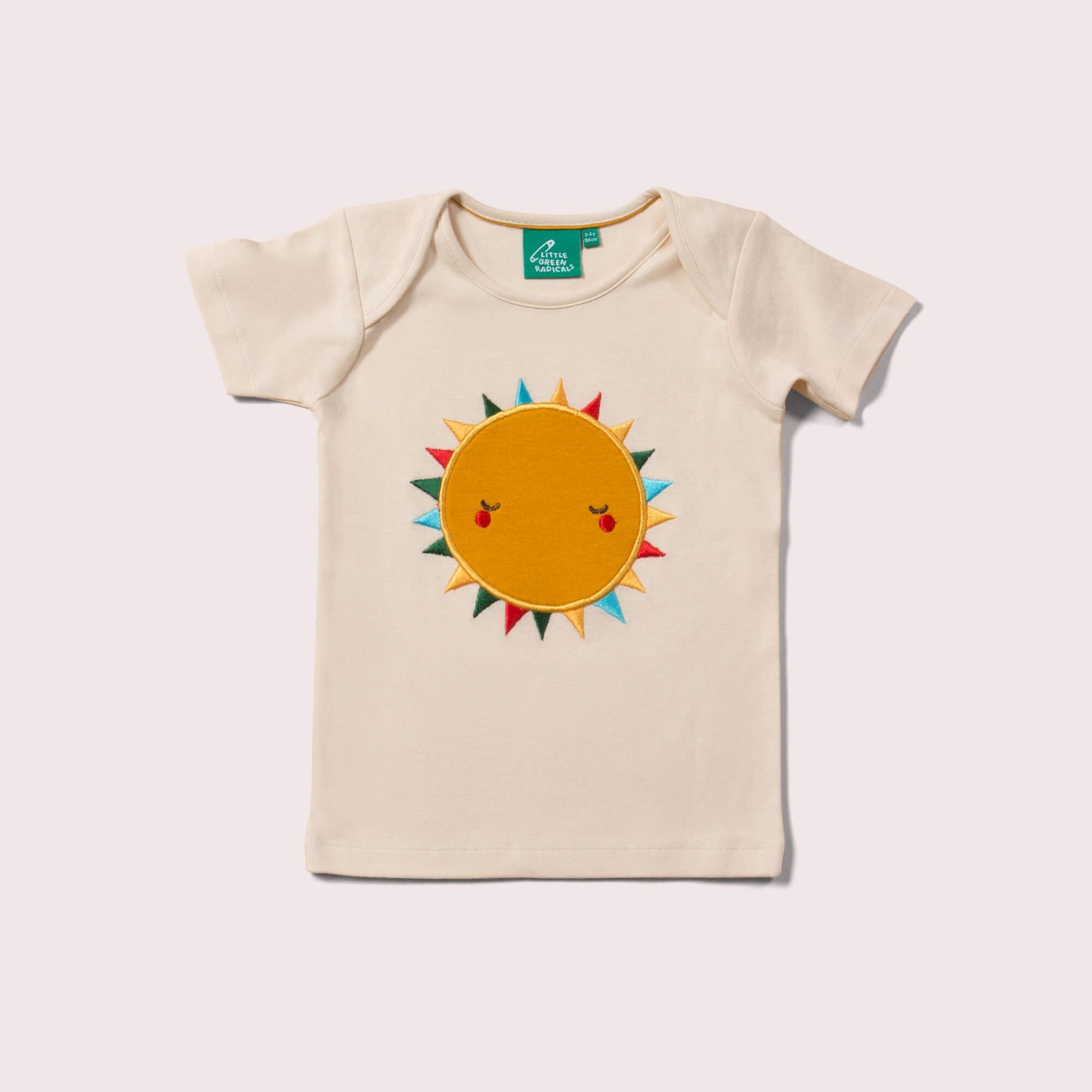 Little-Green-Radicals-Cream-Organic-Short-Sleeve-T-Shirt-With-Sun-Print