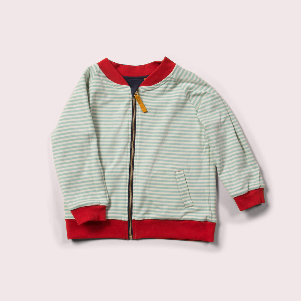 Little-Green-Radicals-Green-And-Blue-Striped-Reversible-Easy-Rider-Jacket-With-Whale-Print-Reverse