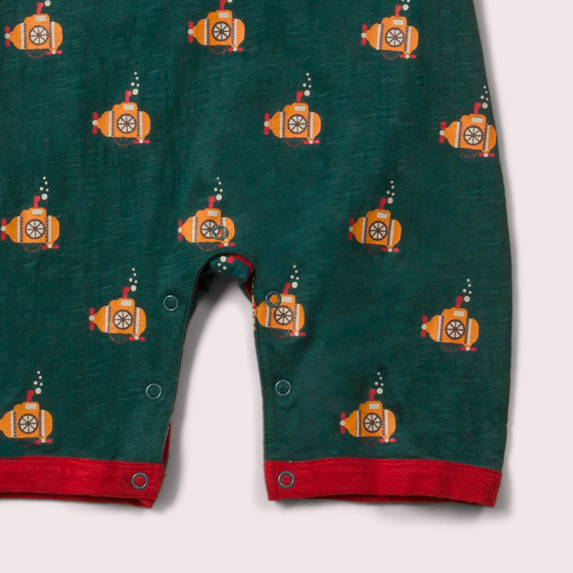 Little-Green-Radicals-Green-Organic-Shortie-Romper-With-Deep-Sea-Explorers-Print-Closeup-View