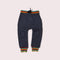 Little-Green-Radicals-Navy-Blue-Marl-Organic-Comfy-Joggers-With-Rainbow-Pattern