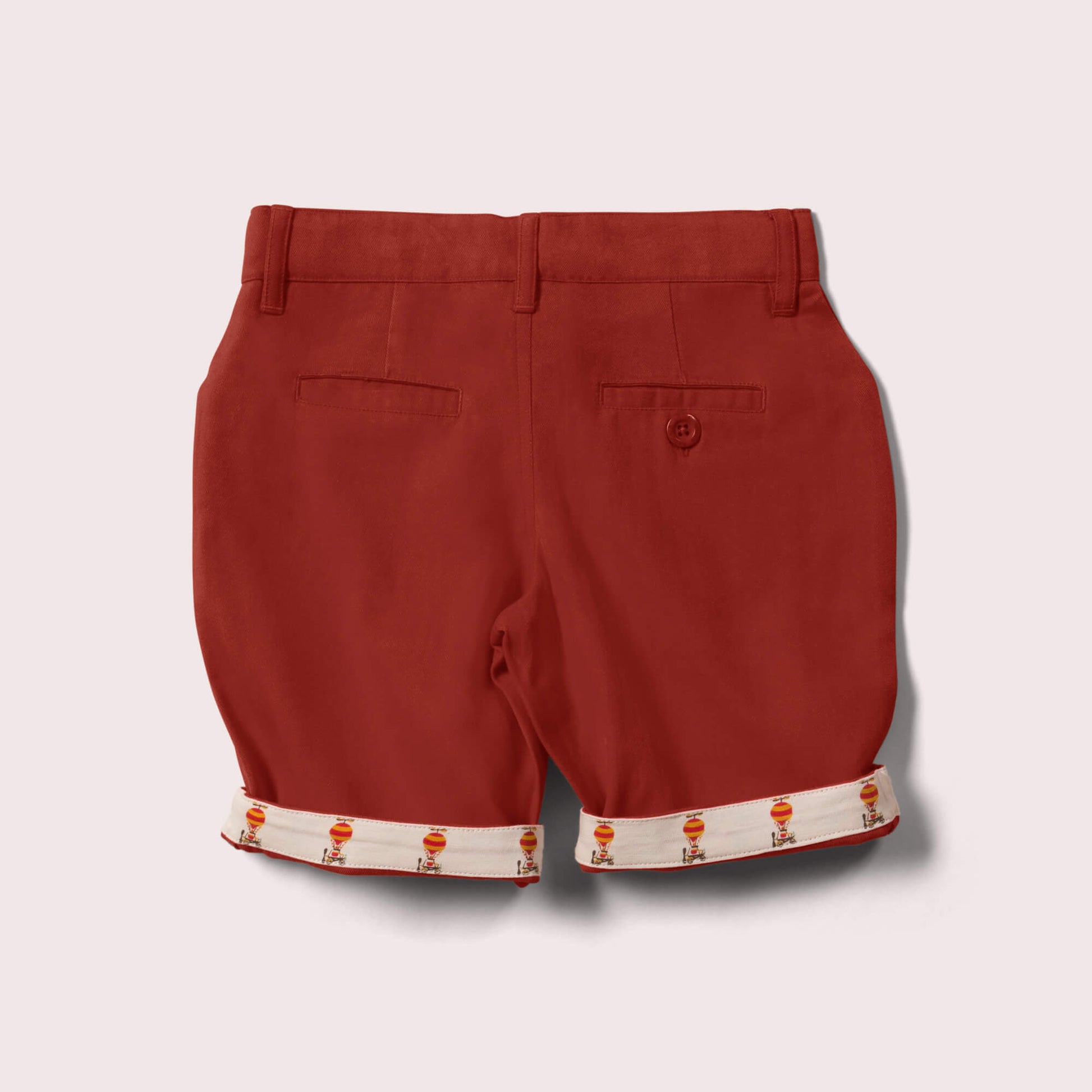 Little-Green-Radicals-Red-Twill-Sunshine-Shorts-Back