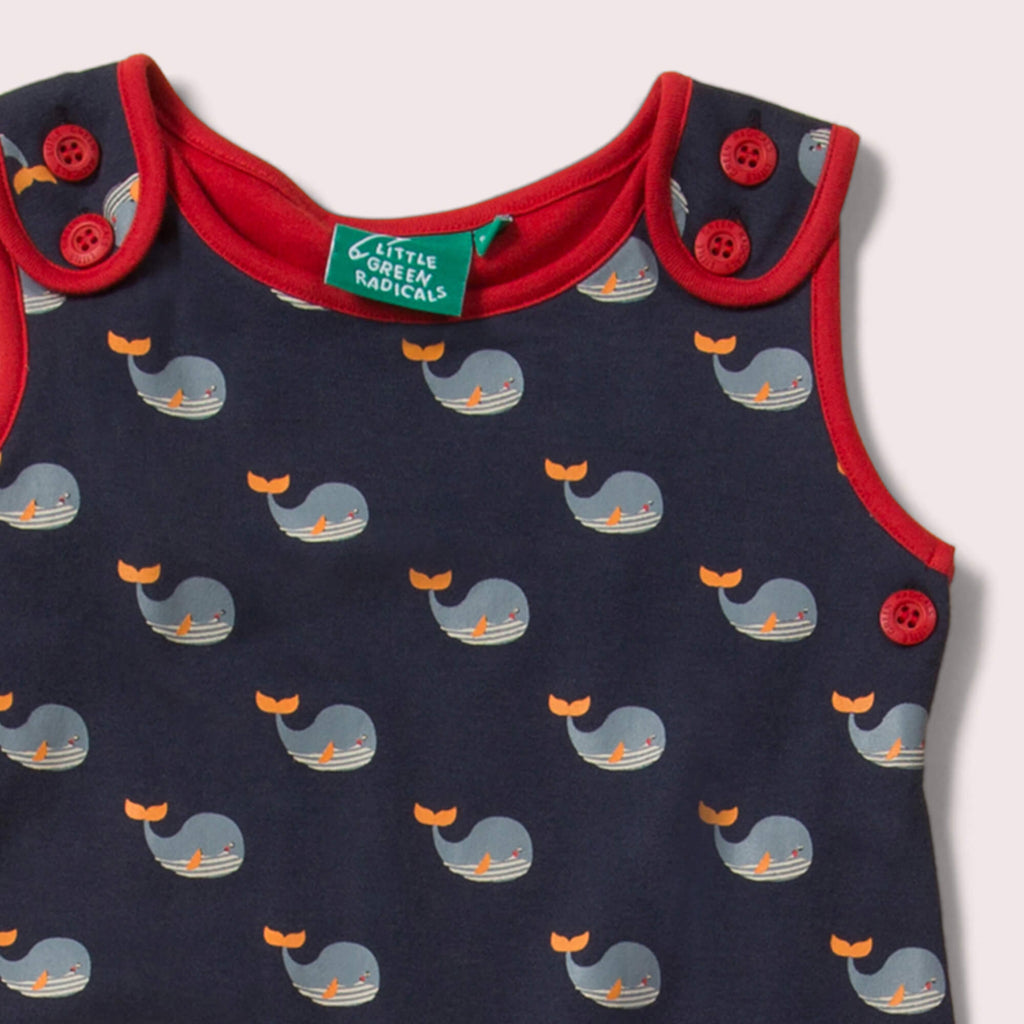Little-Green-Radicals-Red-and_Blue-Dungarees-With_Whale-Print-Closeup
