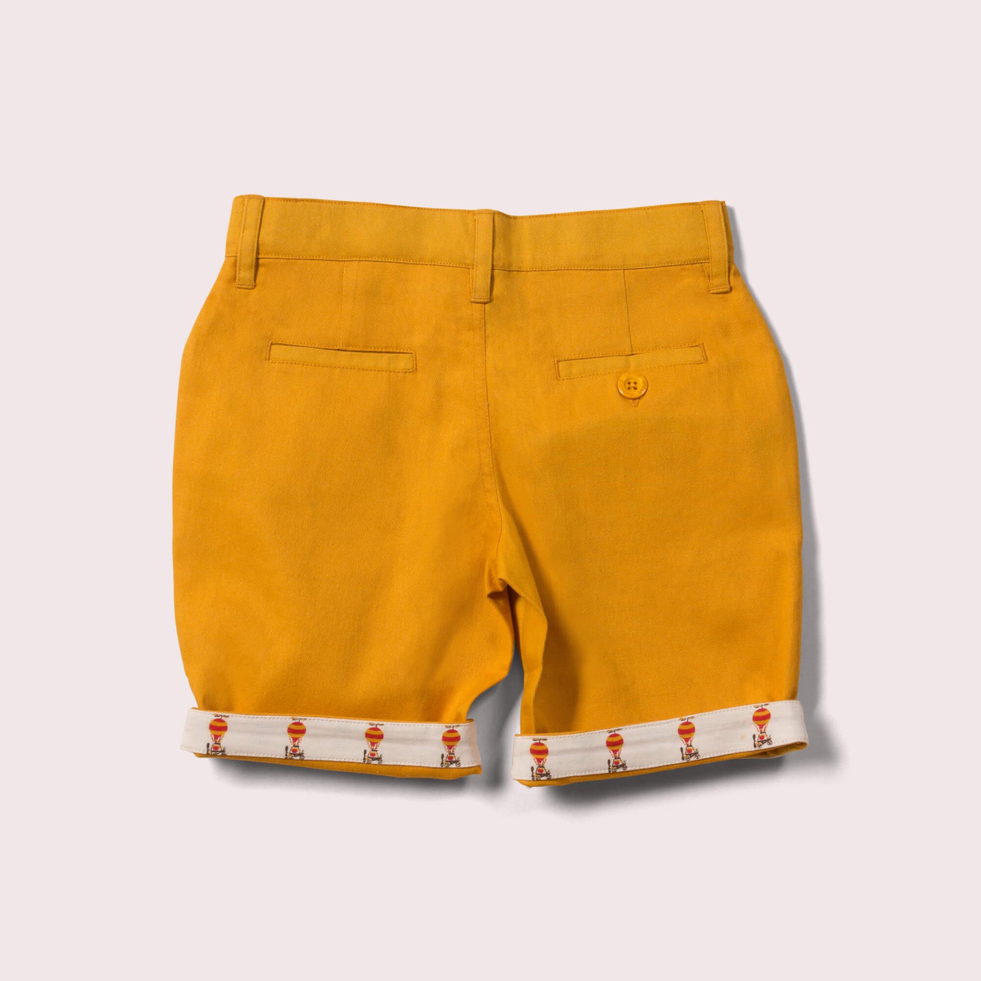 Little-Green-Radicals-Yellow-Twill-Sunshine-Shorts-Back