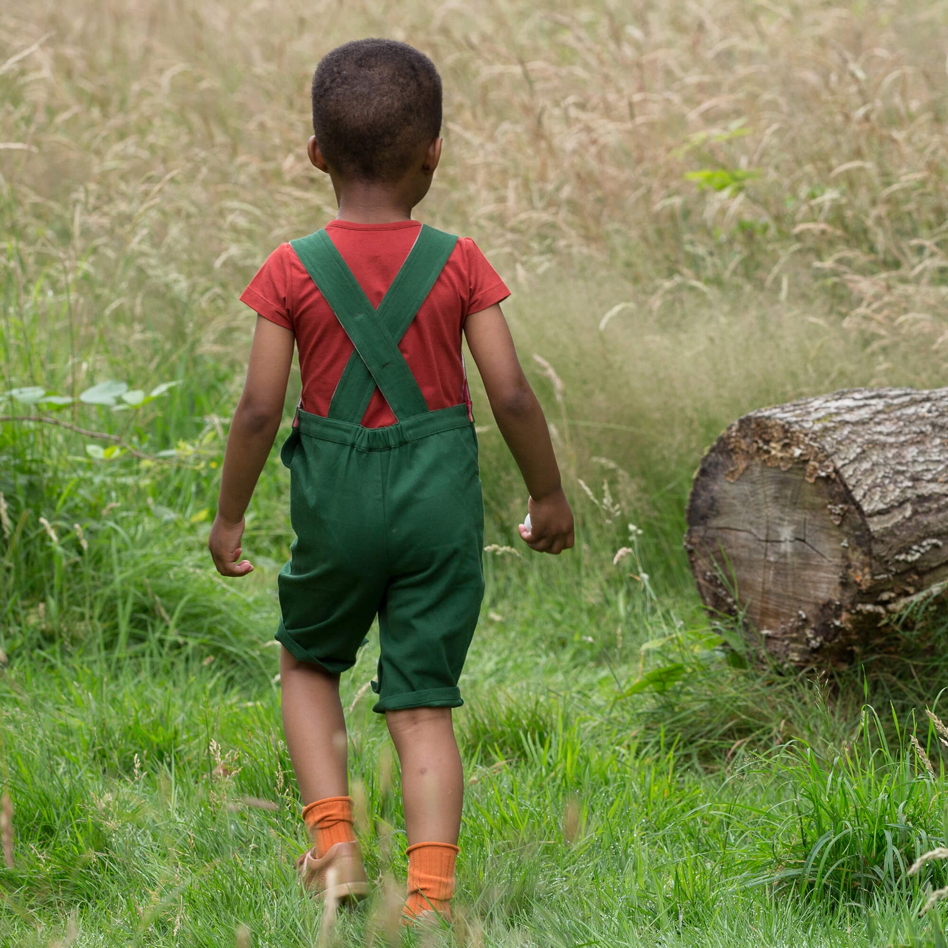 Little-Green-Radicals_Green-Shortie-Dungarees-Kid-Back