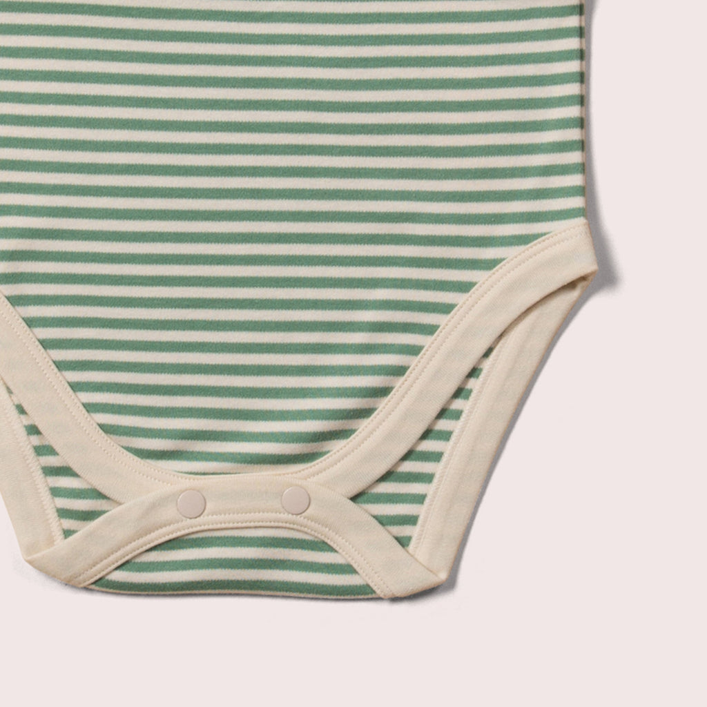 Little-Green-Radicals_Green-Striped-Baby-Bodies-Set-Two-Pack-Closeup