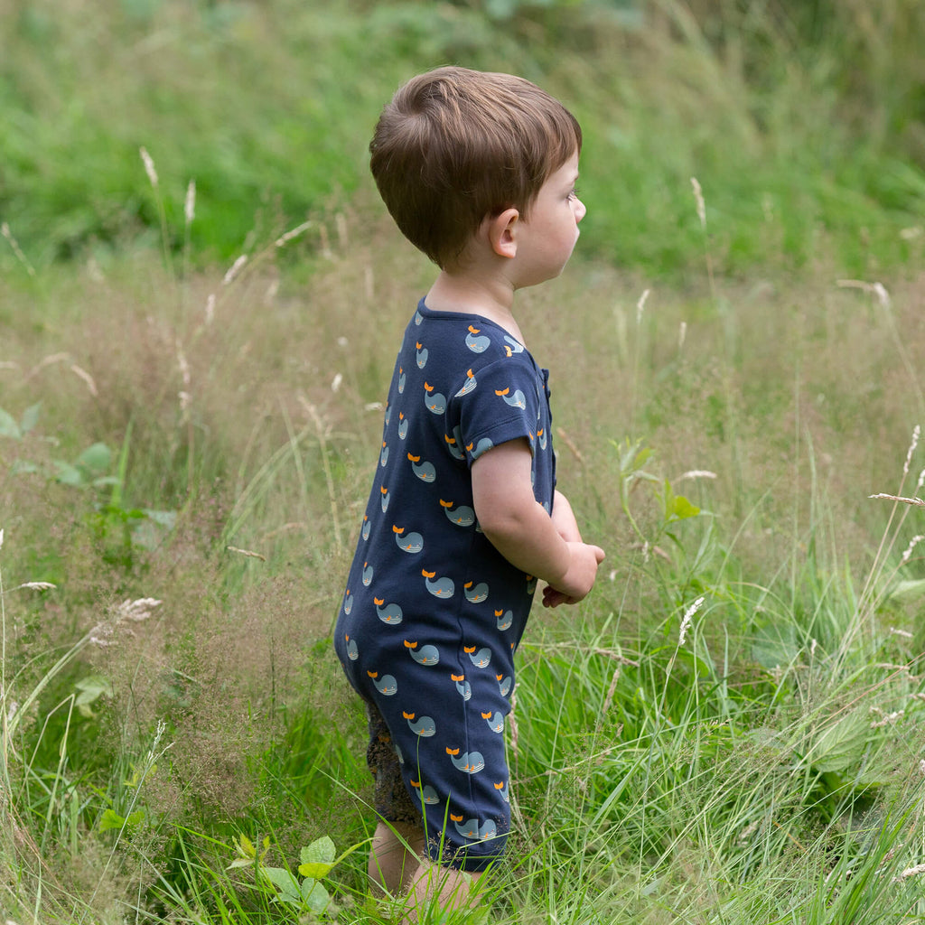 Little-Green-Radicals_Navy-and-Blue-Organic-Shortie-Romper-With-Whale-Print-Kid