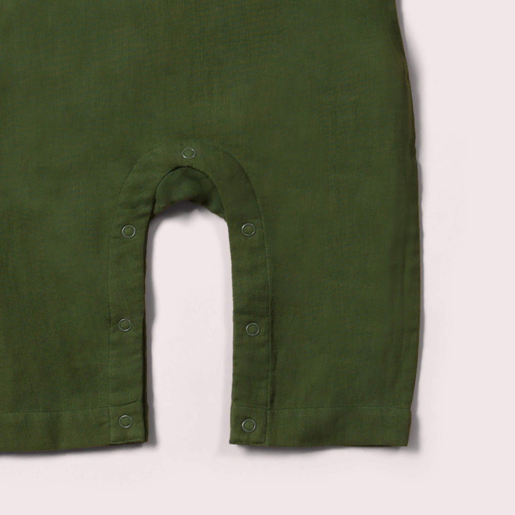 Little-Green-Radicals_Olive-And-Green-Dungarees-Closeup-View