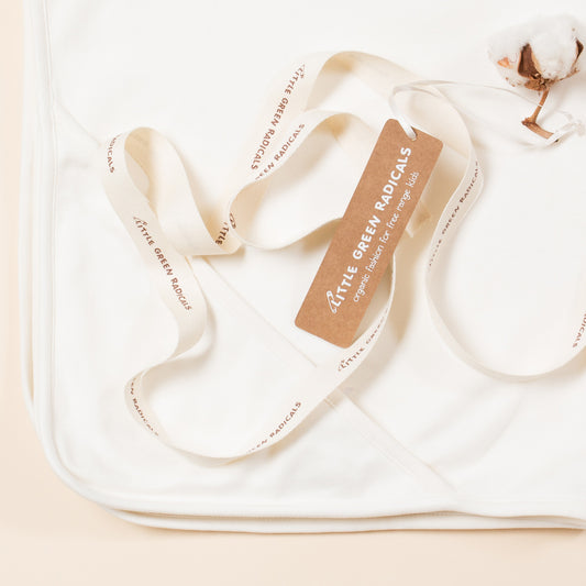 Natural Hooded Baby Blanket